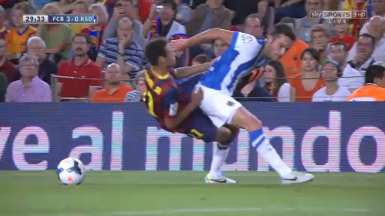 Neymar vs Real Sociedad Home HD 720p (24/09/2013) [EC] by MNcomps