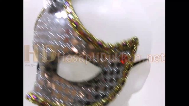 Tavus kuşu tüylü parti maskesi parti malzemeleri Hesaplı Dükkan