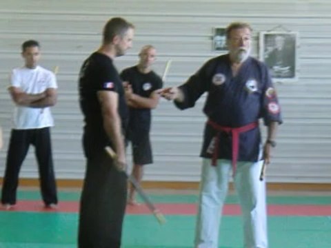 Importance du travail sur la ligne centrale en arts martiaux par Jean-Paul Bindel