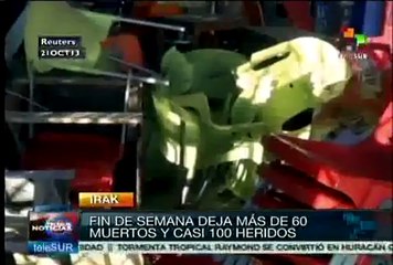 Más de 50 muertos durante el fin de semana en Irak