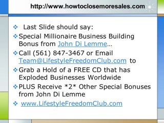 HOW TO BUILD A MILLION DOLLAR BUSINESS