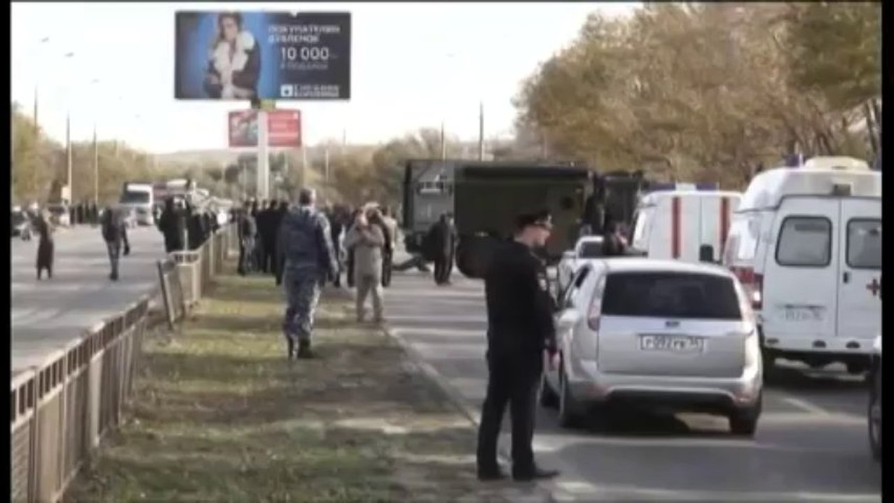 Russie : les images de l'explosion du bus lors de l'attentat kamikaze