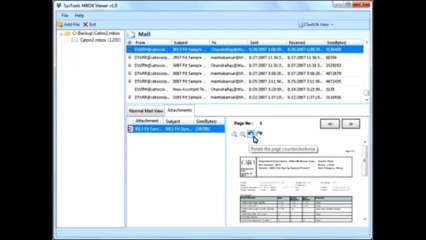 What opens mbox files