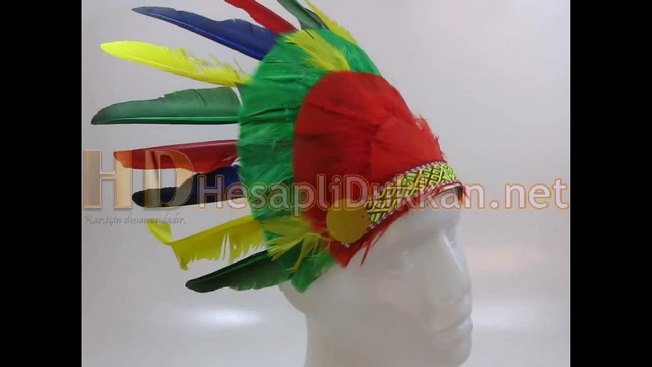 Apache başlığı kızılderili başlığı parti malzemesi Hesaplı Dükkan