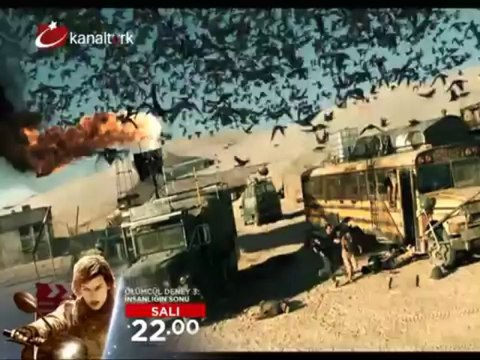 ÖLÜMCÜL DENEY 3:İNSANLIĞIN SONU 15 Ekim Salı akşamı 22.00'de Kanaltürk Sinema kuşağında!