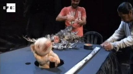 Companhia brasileira apresenta peça no Festival Internacional de Teatro de La Paz.