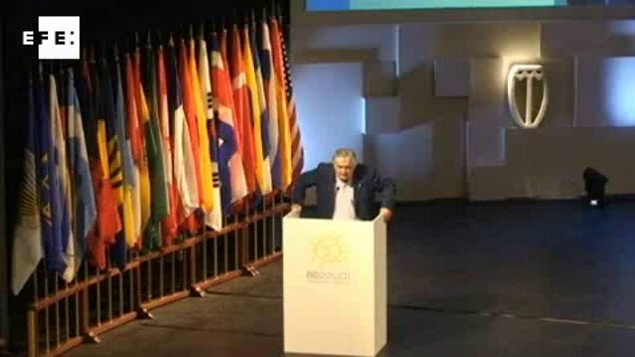 José Mujica defende o Mercosul na Assembleia Anual de Governadores do BID.