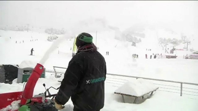 Gran nevada en Grandvalira (Andorra)