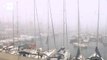 Una densa niebla sorprende a Barcelona y a otras localidades del litoral