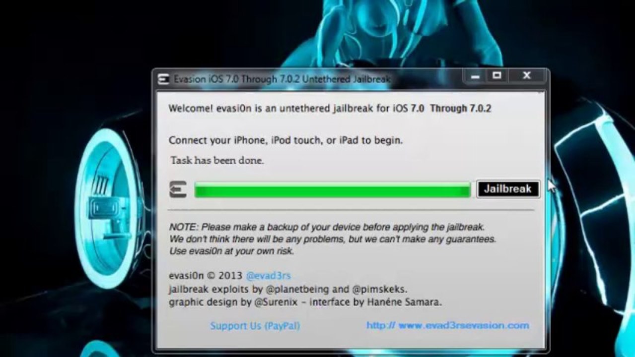 iOS 7.0 Through 7.0.2 JAILBREAK iPhone ,iPod Touch ,iPad,Apple Tv