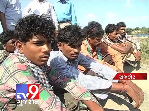 Rajkot - 10 arrested for illegal minning, 6 trucks seized - Tv9 Gujarat