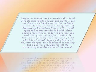 Aalia is one of the Luxury and Most Visited Hotels in Haridwar