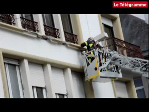 Lorient. Des mesures prises après la chute d'une pierre sur un landau