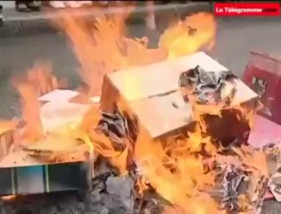Quimper. 300 lycéens dans les rues