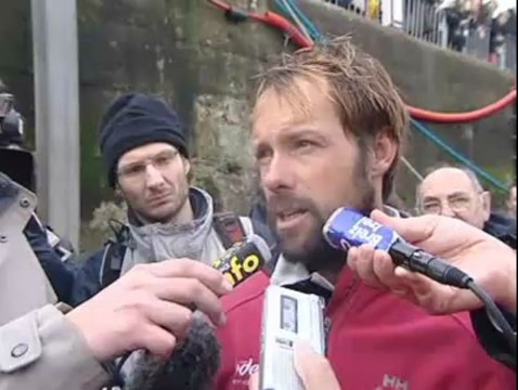 Brest. Thomas Coville boucle son tour du monde