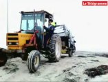 Tréguennec. Un 4x4 sorti des sables mouvants