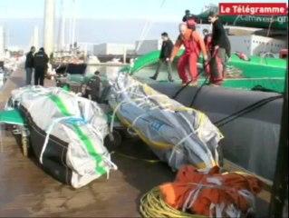Lorient. Première sortie en mer pour Groupama 3