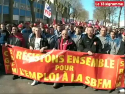 Lorient (56). Entre 13.000 et 30.000 manifestants