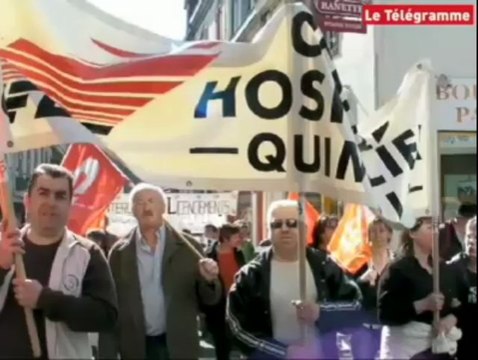 Quimperlé (29). Entre 3.000 et 5.600 manifestants