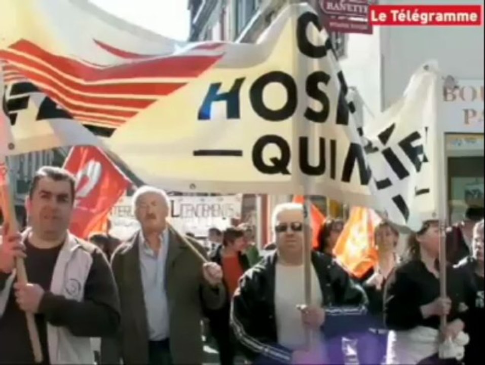 Quimperlé (29). Entre 3.000 et 5.600 manifestants