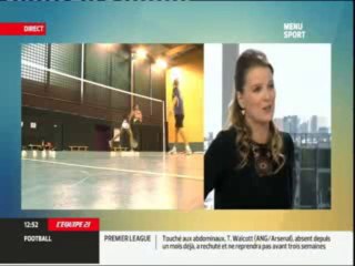 Sashina VIGNES en direct dans Menu Sport sur l'Equipe 21