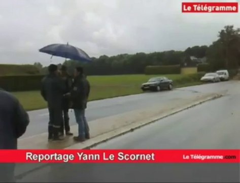 Saint-Gérand. Les agriculteurs occupent la plate-forme Intermarché