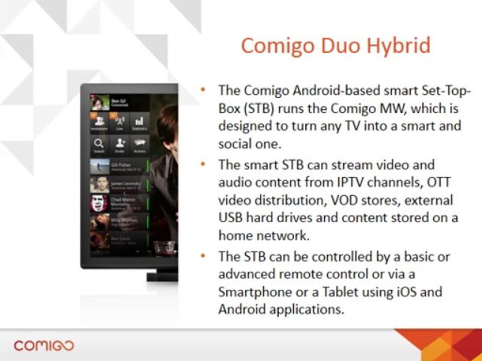 Comigo Duo Hybrid Product Specs