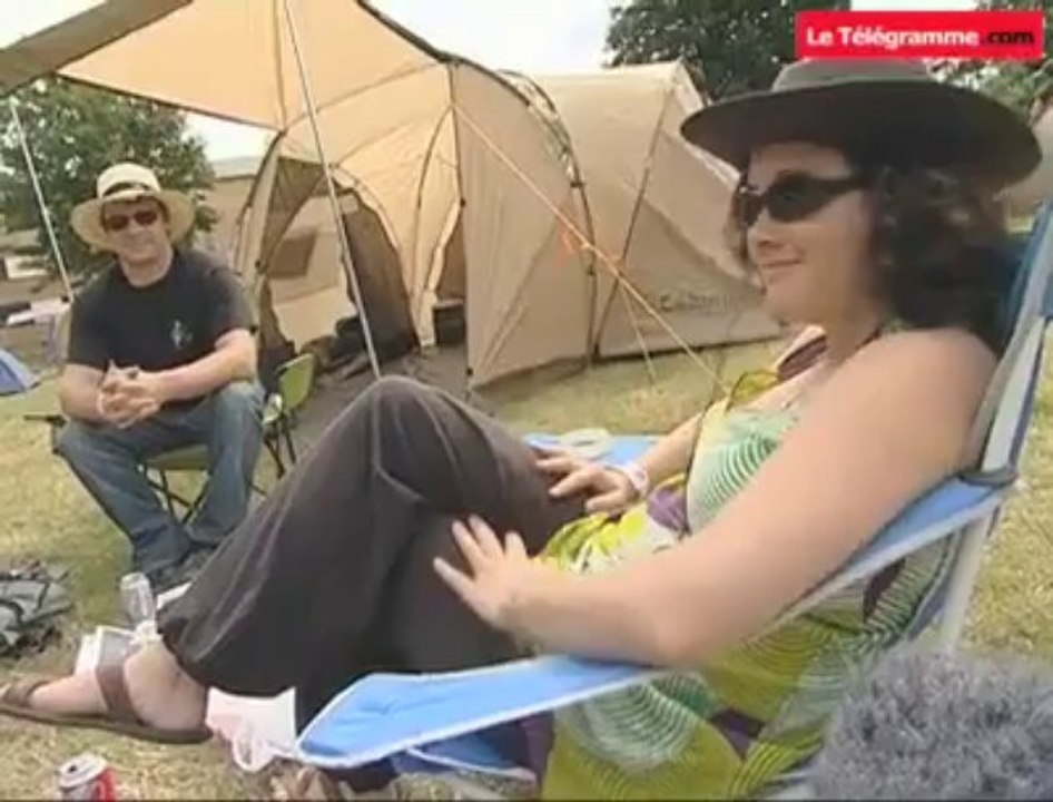 Charrues. Les campeurs sont sur zone