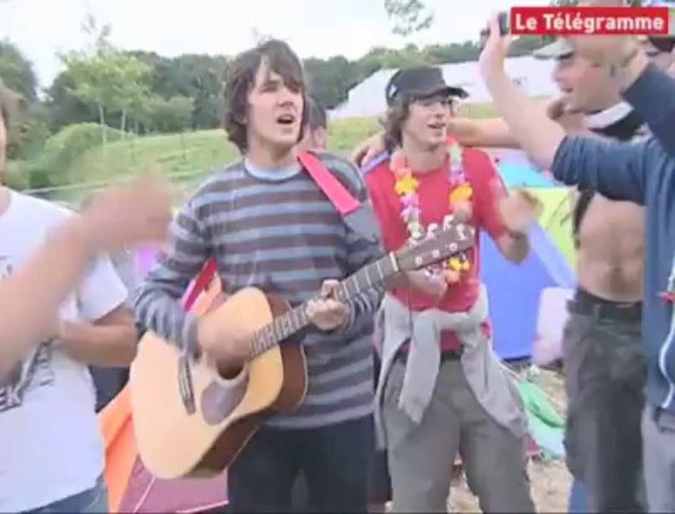 Francis Cabrel. Les fans au fond du camping