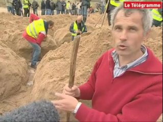 Alcatel Lucent. Coup de pioche des employés