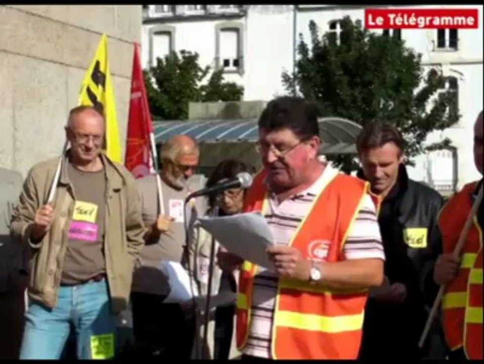 Grève de La Poste. 300 manifestants à Vannes