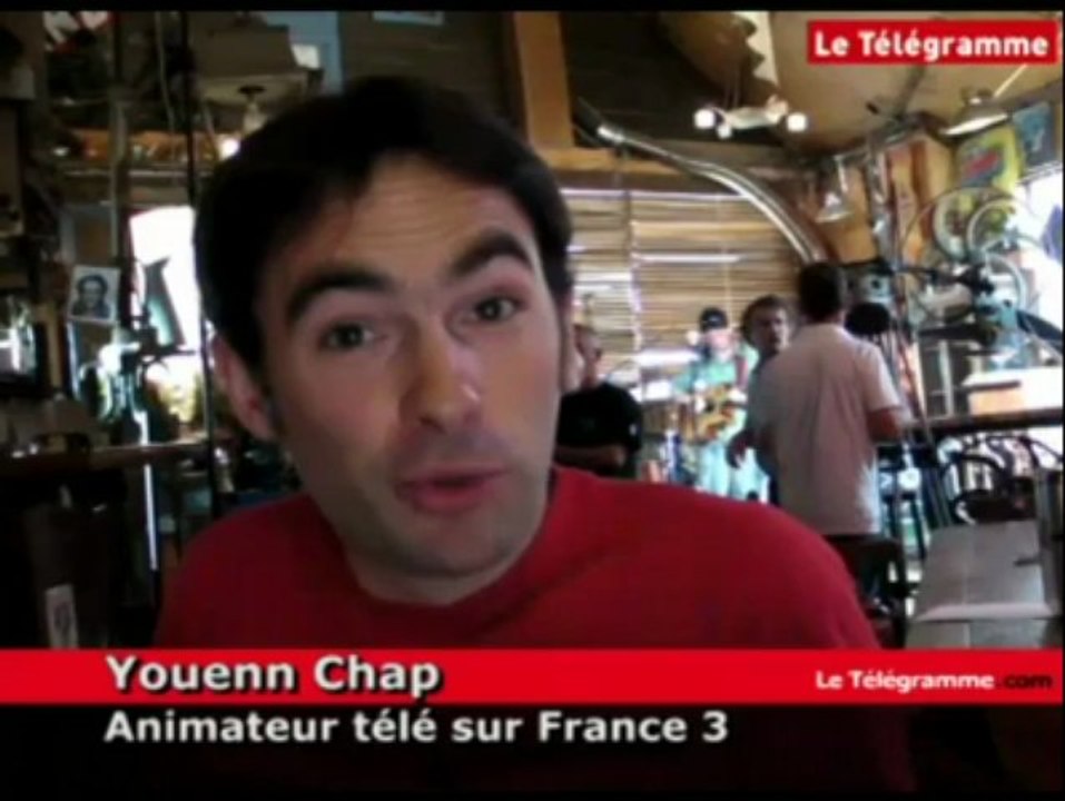 Quimperlé. Emission de télé avec Dom Duff