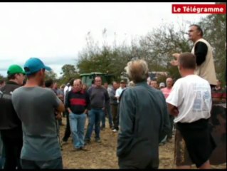 Scaër. 500.000 litres de lait épandus