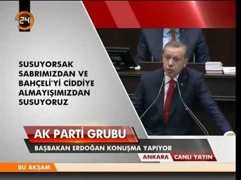 Başbakan Erdoğan 9 Nisan 2013 TBMM Grup Toplantısı Konuşması