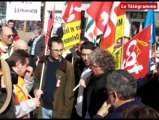Brest (29). Des salariés des frais interarmées manifestent