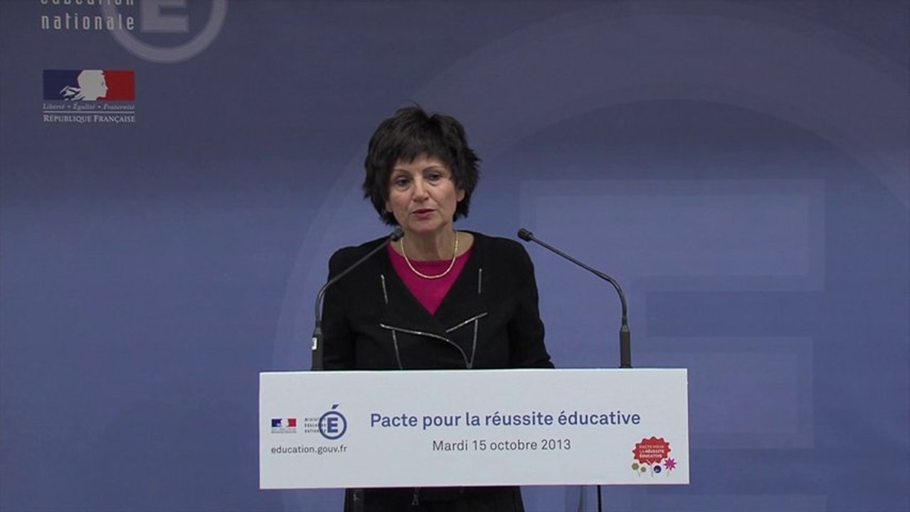 [ARCHIVE] Pacte pour la réussite éducative : Intervention de Dominique Bertinotti, ministre déléguée auprès de la ministre des affaires sociales et de la santé, chargée de la famille