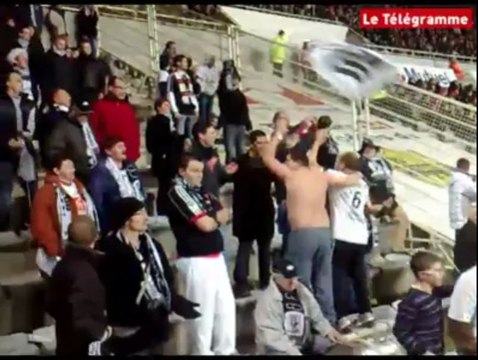 Nantes (44). Au stade avec les supporters de Vannes