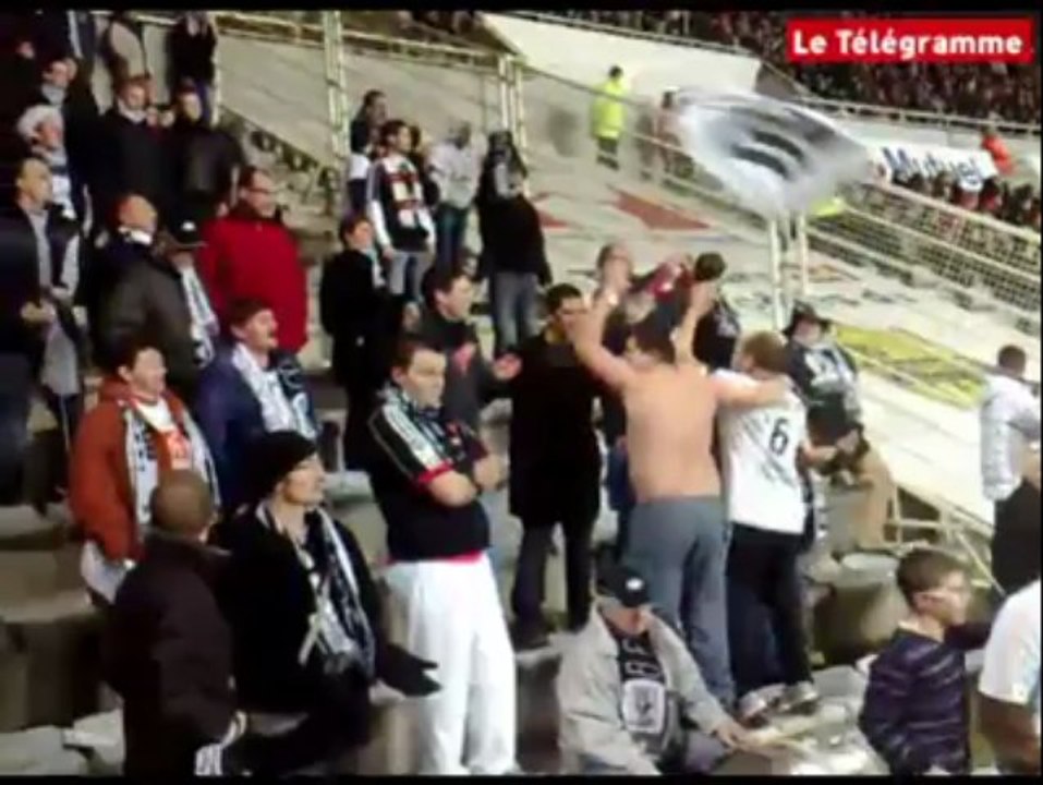 Nantes (44). Au stade avec les supporters de Vannes