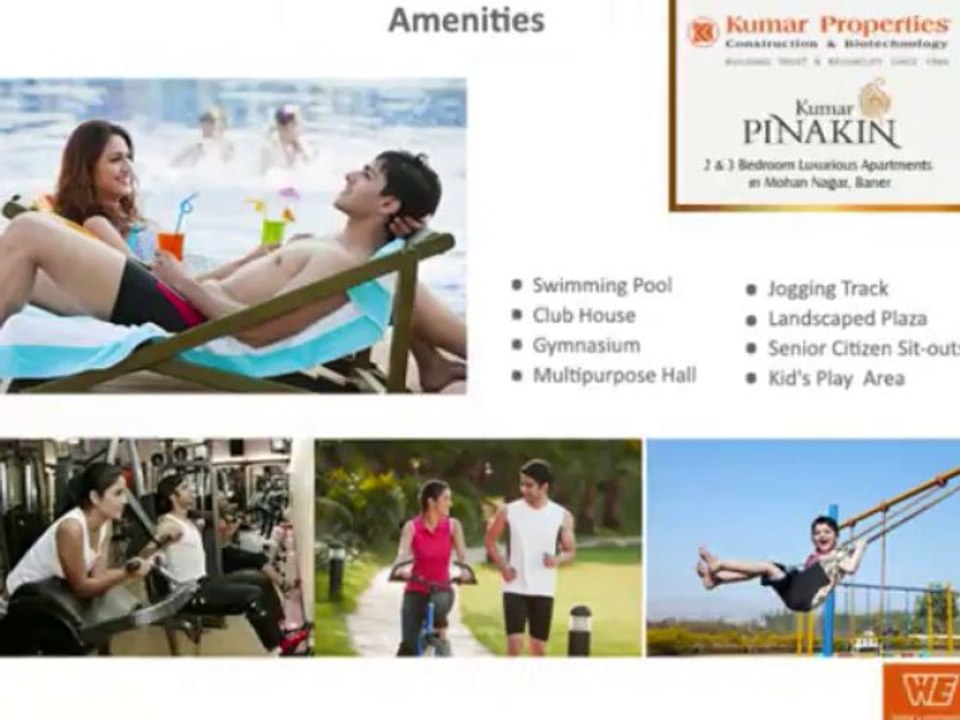 Rediscover Life only at Kumar Pinakin Baner Flats