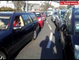 Vannes. Les taxis manifestent pendant la visite de Fillon