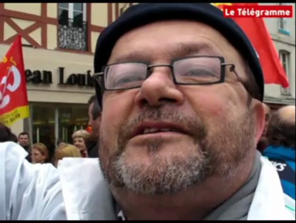 Vannes (56). Entre 1.500 et 2.000 manifestants