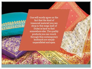 The Charisma of Dubai shopping Never let you Go Empty Handed