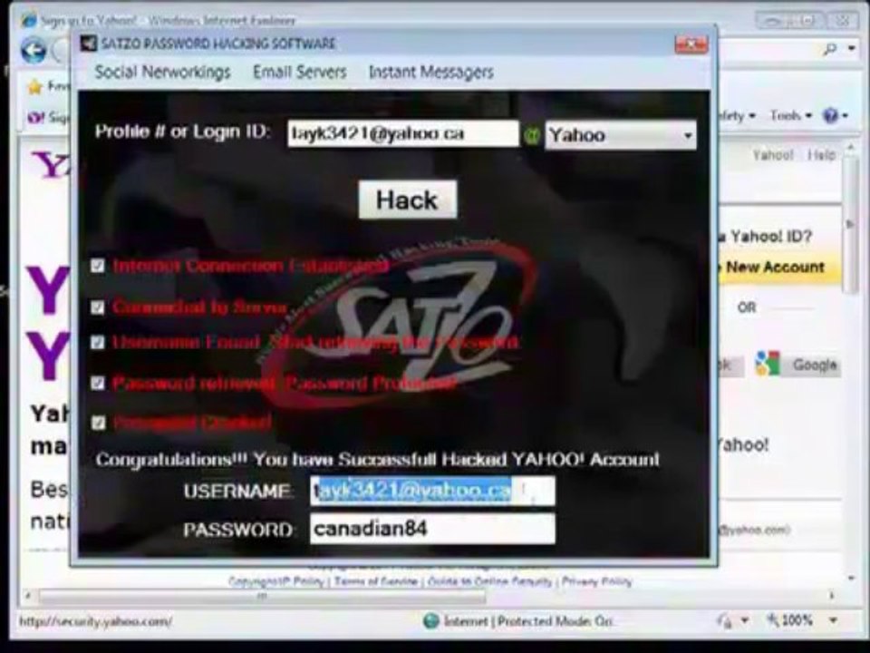Hack Yahoo Unlimited Yahoo Accounts Password 2013 NEW!! -281