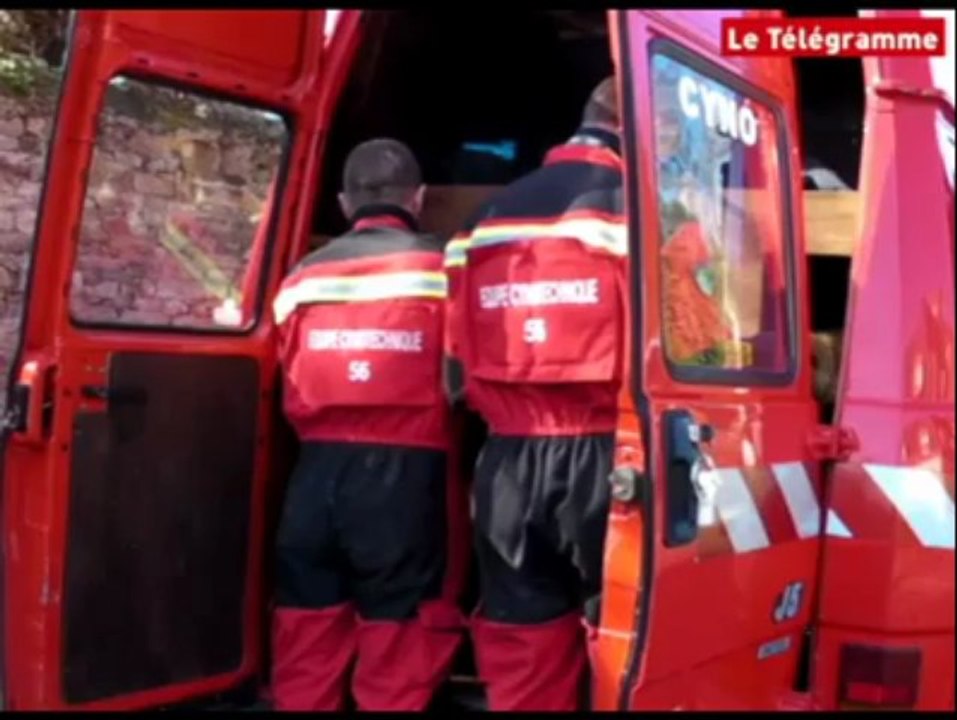 Vannes (56). Dans les pattes de chiens de pompiers...