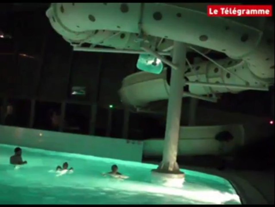 Morlaix (29). Panoramas : ambiance space à la piscine