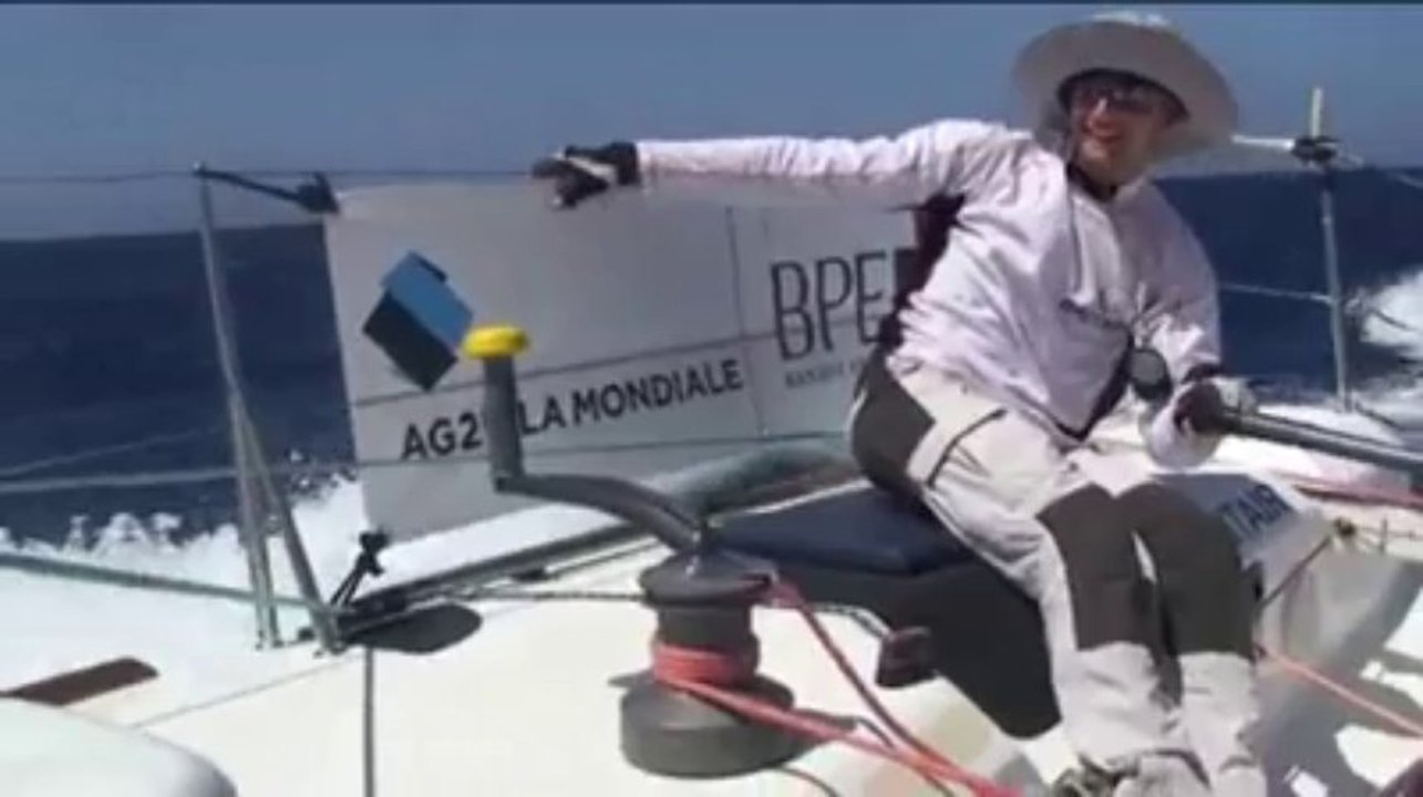 Transat AG2R, images du 2 mai 2010