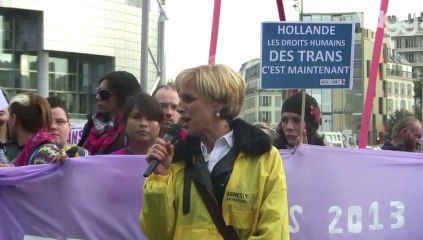 Existrans 2013: Geneviève Garrigos, présidente d'Amnesty International France