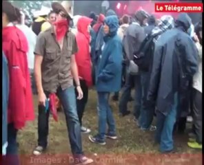 Vieilles Charrues. Un duel de cowboys sur le site