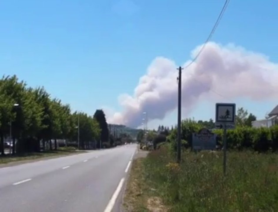 Incendie Monts d'Arrée