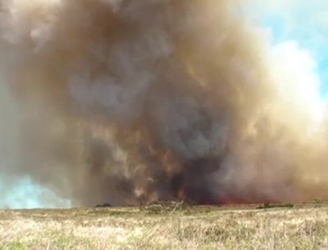 Incendie Monts d'arrée